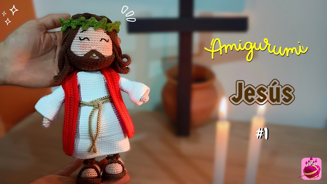 Jesús en Semana Santa a Crochet 🧶 | Amigurumi Paso a Paso - Parte 1 | Amigurumis Castillo #amigurumi