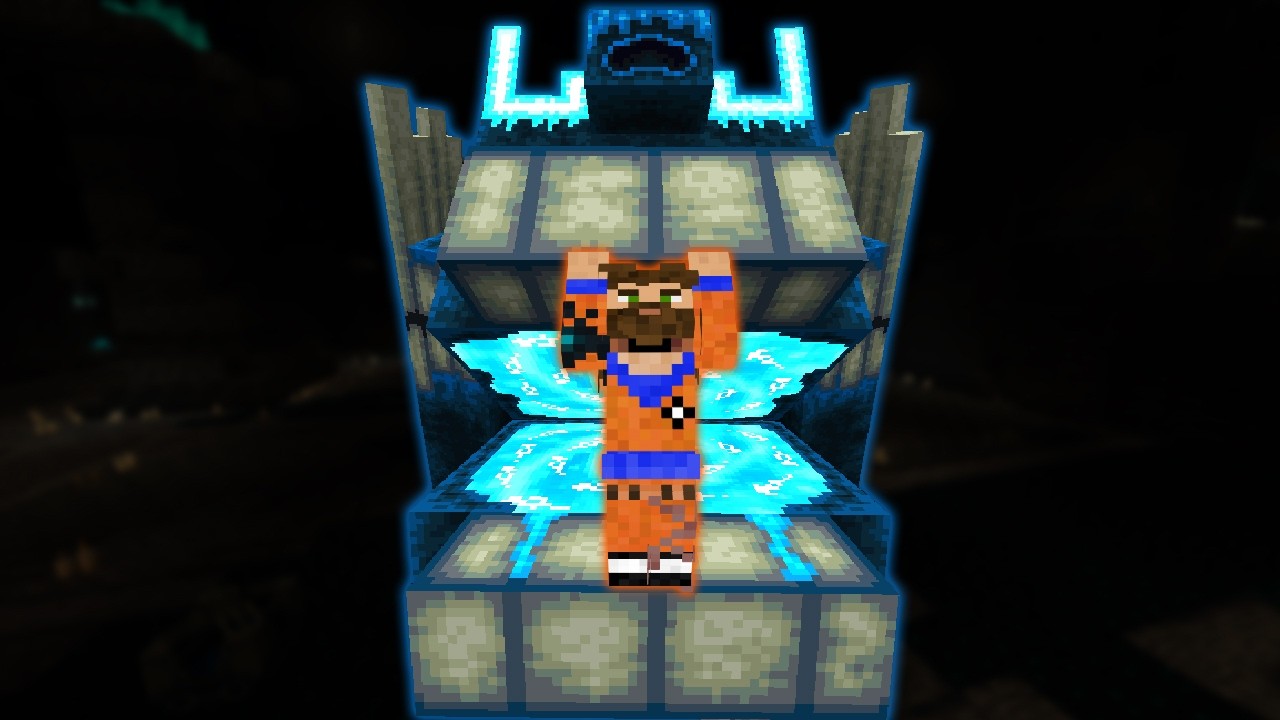 I fought the Twisted Warden in Minecraft