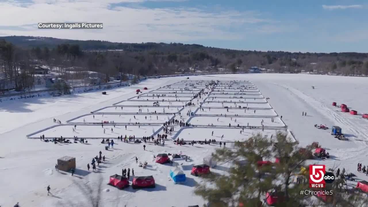 On Squam Lake, ice holds an important connection to the community