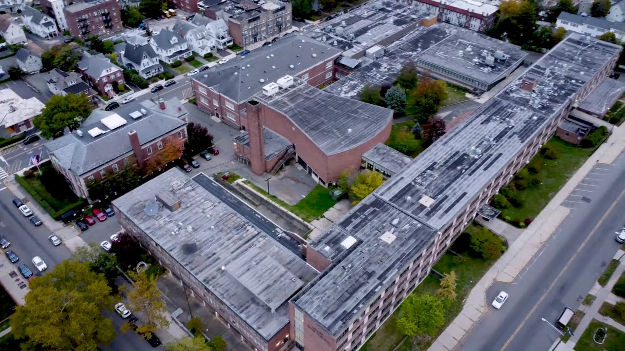 Passaic High School, Passaic, NJ &ndash; Drone Footage Nov 2025 --Royalty Free Footage