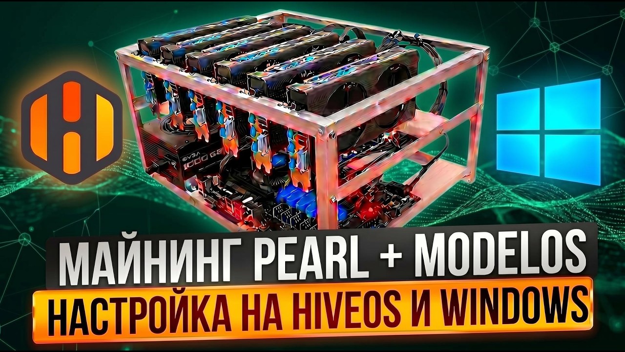 Майнинг Pearl + Modelos | Настройка на HiveOs и Windows