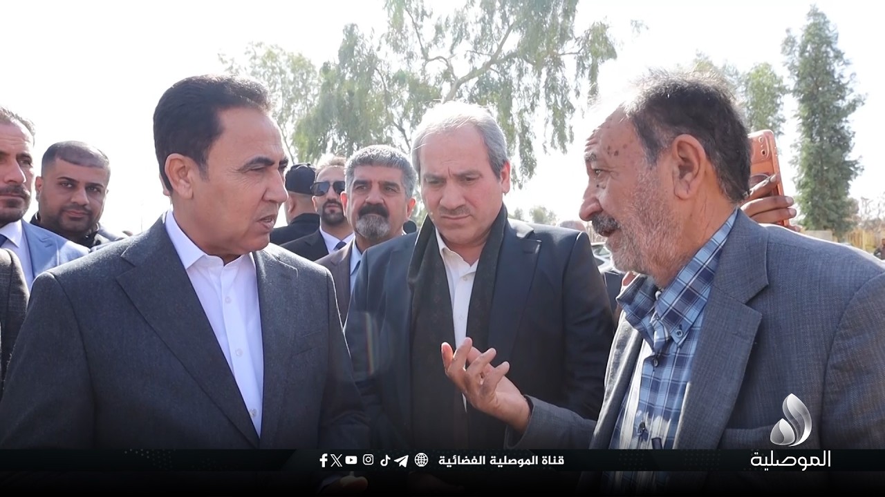 محافظ نينوى يجري جولة ميدانية في السوق الرئيس لناحية الكوير ويؤكد حرص الحكومة المحلية على الاسواق