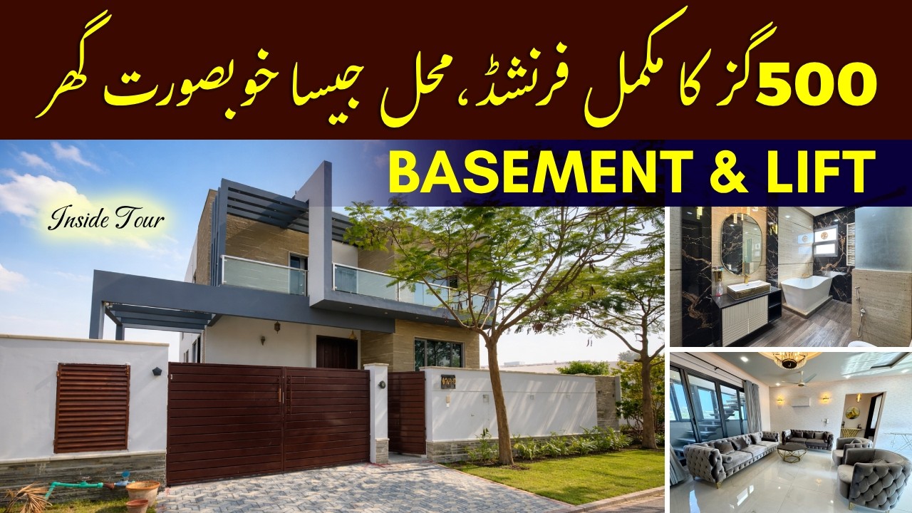 500 SQ YARDS VILLA IN BAHRIA TOWN KARACHI | HOUSE FOR SALE