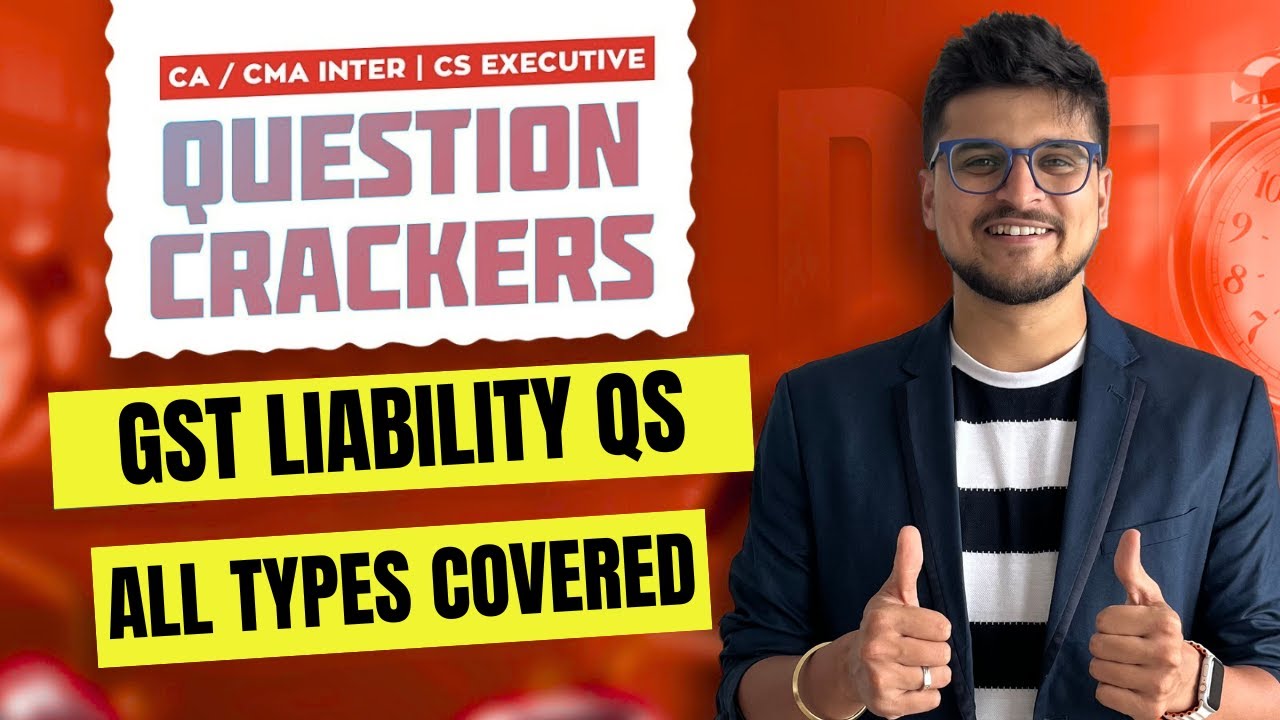 GST liability Qs | All types covered | Inter | CA Amit Mahajan