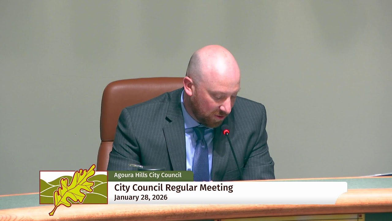 Agoura Hills City Council Meeting  January 28, 2026