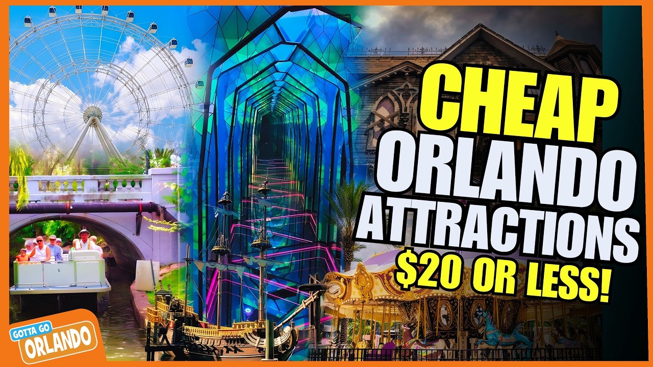 Orlando Florida Affordable Attractions that WON'T break the bank