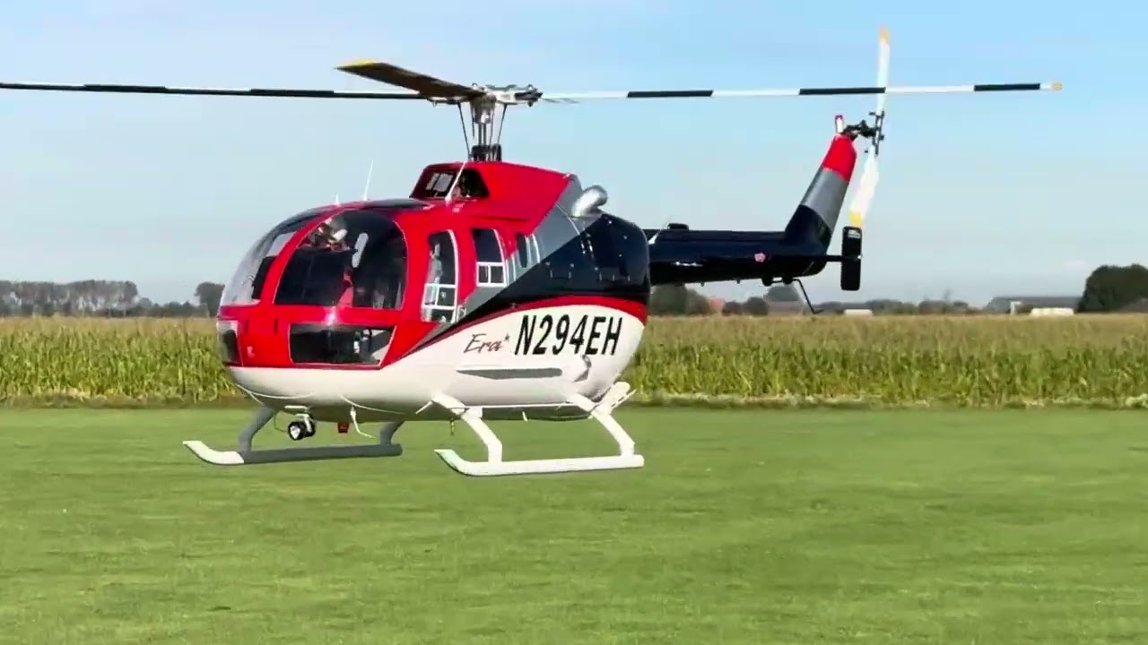 Bo 105 cbs Vario benzin version 23 cc rotordiameter 1.80 m , Vario Helicopter Benelux