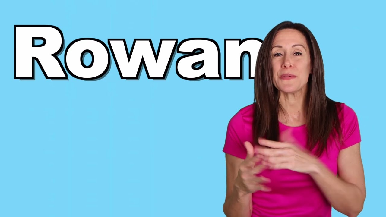 Rowan Sing and spell names with Patty Shukla for Toddlers and Babies | What is Your Name?