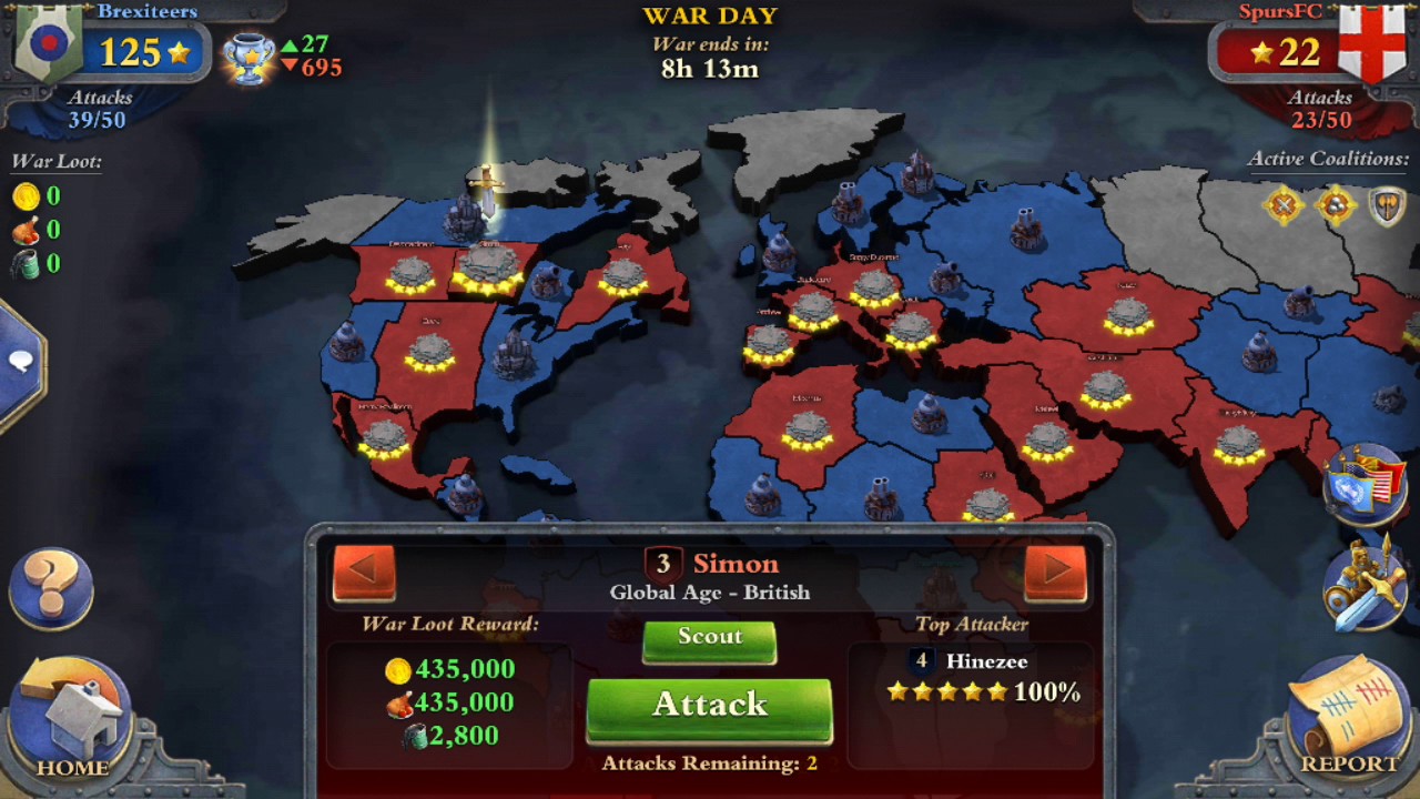 SpursFC War Attack
