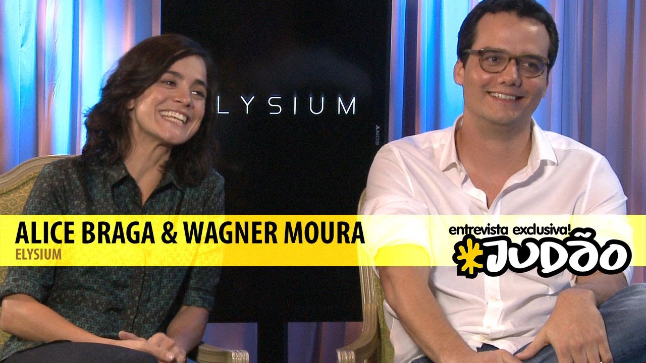 ELYSIUM | Alice Braga e Wagner Moura (JUDAO.com.br) ENTREVISTA EXCLUSIVA