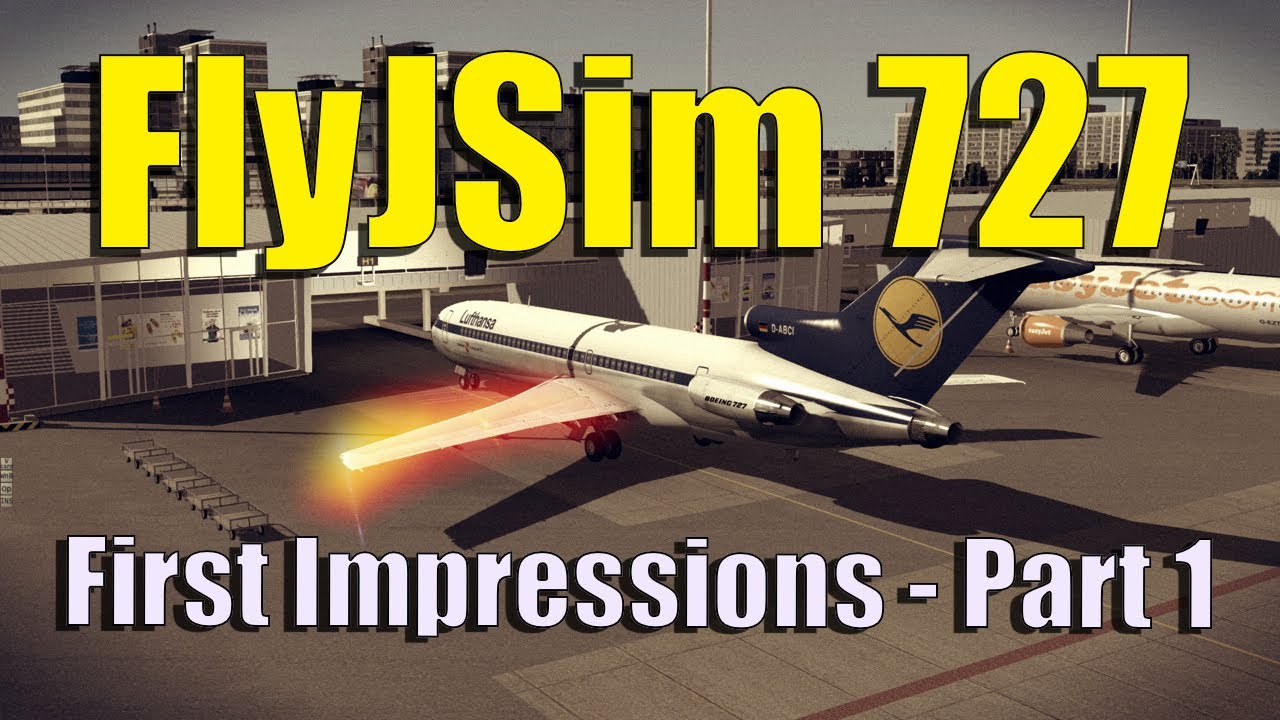 FlyJSim 727 First Impressions - Take off.