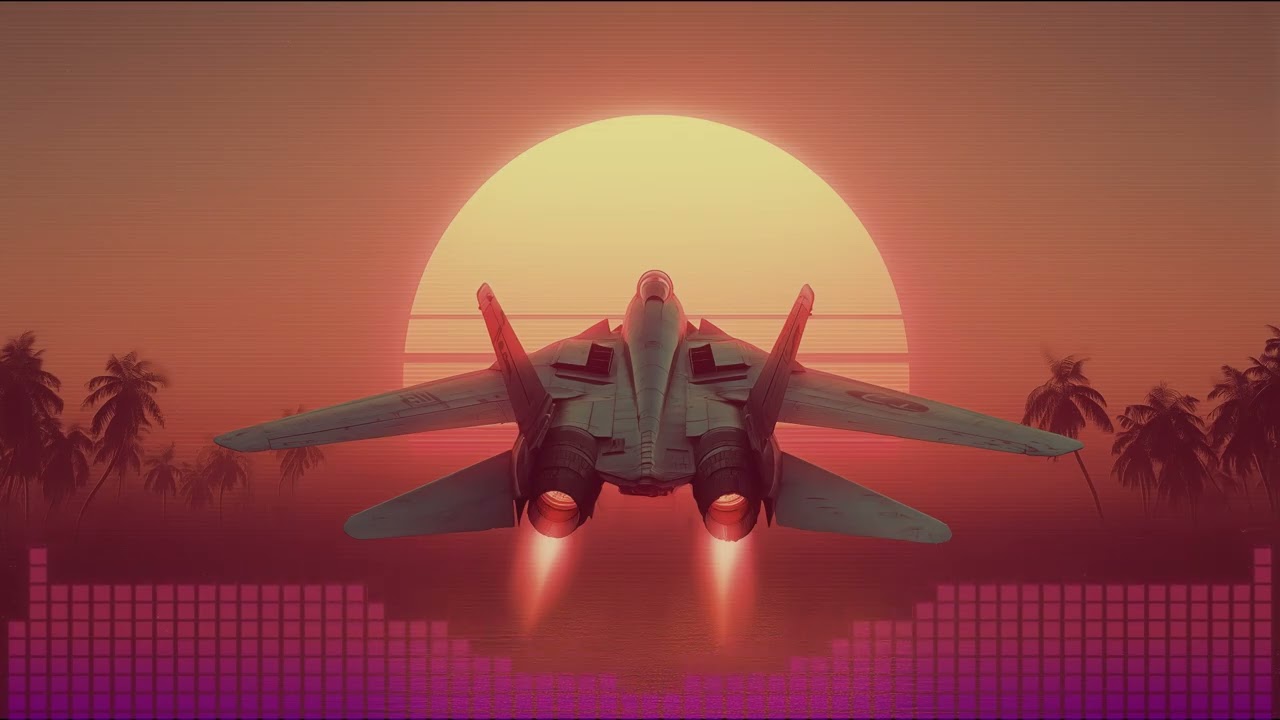 Crimson Skies | The 80s Fighter Jet Synthwave Mix | Retro Action Soundtrack