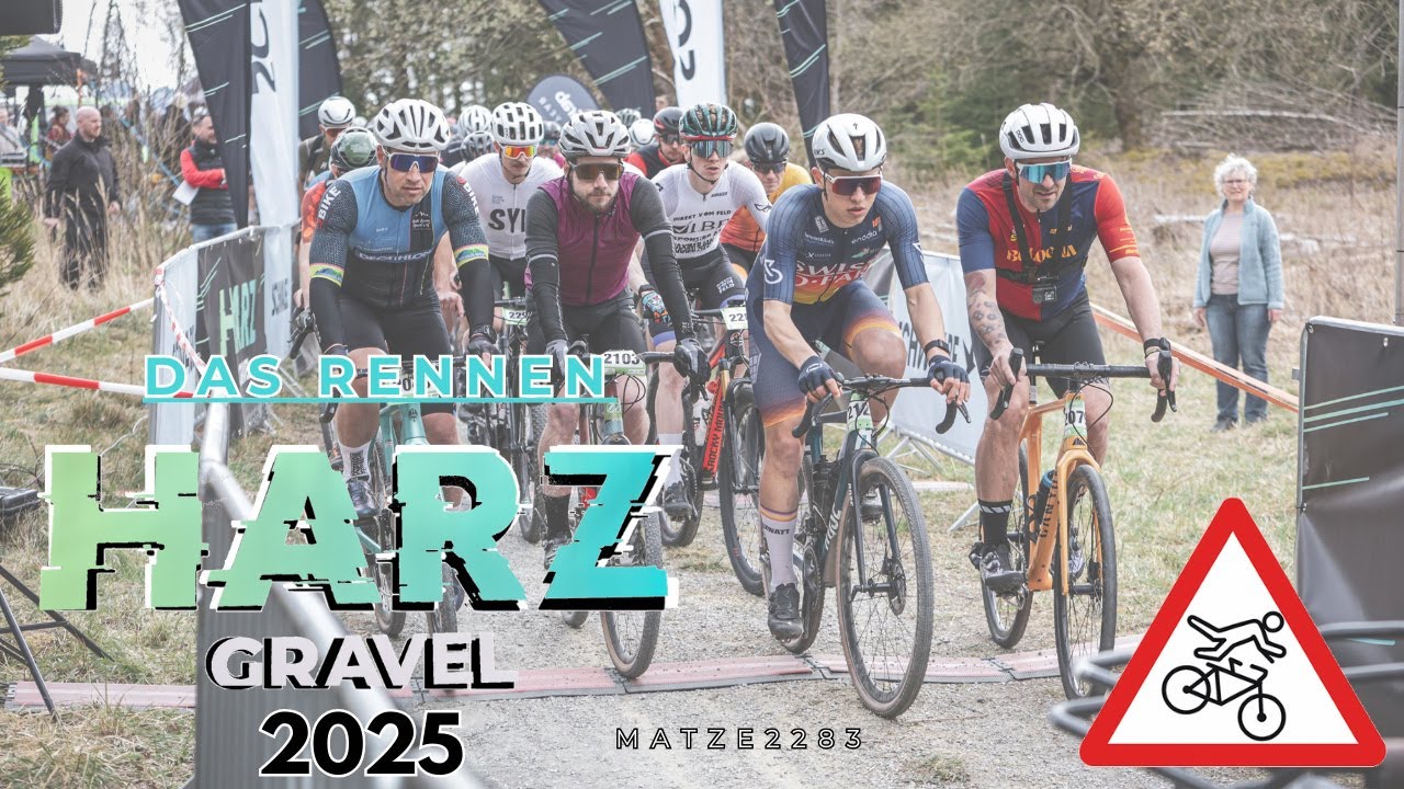 Schockmoment! Schwerer Sturz beim Harz Gravel 2025 | Race Report | Matze2283