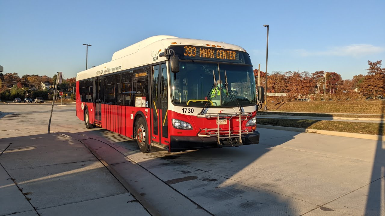 (Exclusive!) Fairfax Connector 2017 New Flyer Xcelsior XD40 #1730 on Route 393 (Ex. Wolfline #1730)