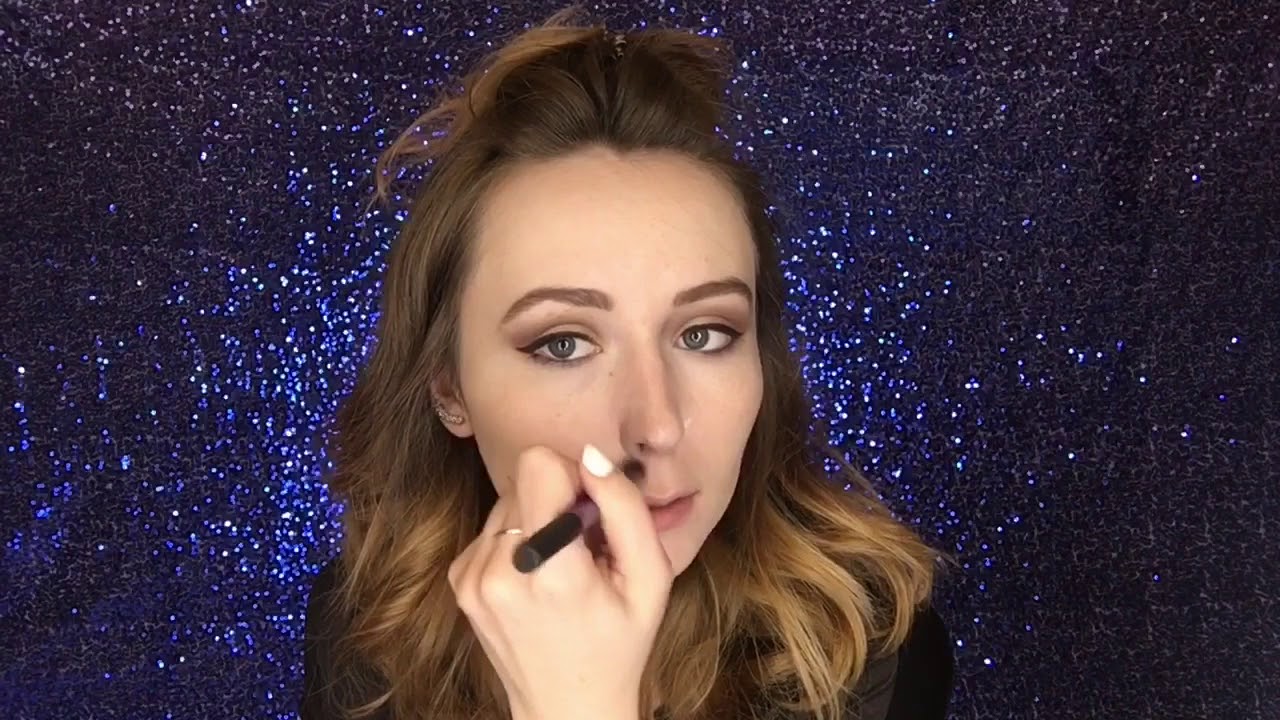 Стрелки и глиттерные губы / Glitter lips