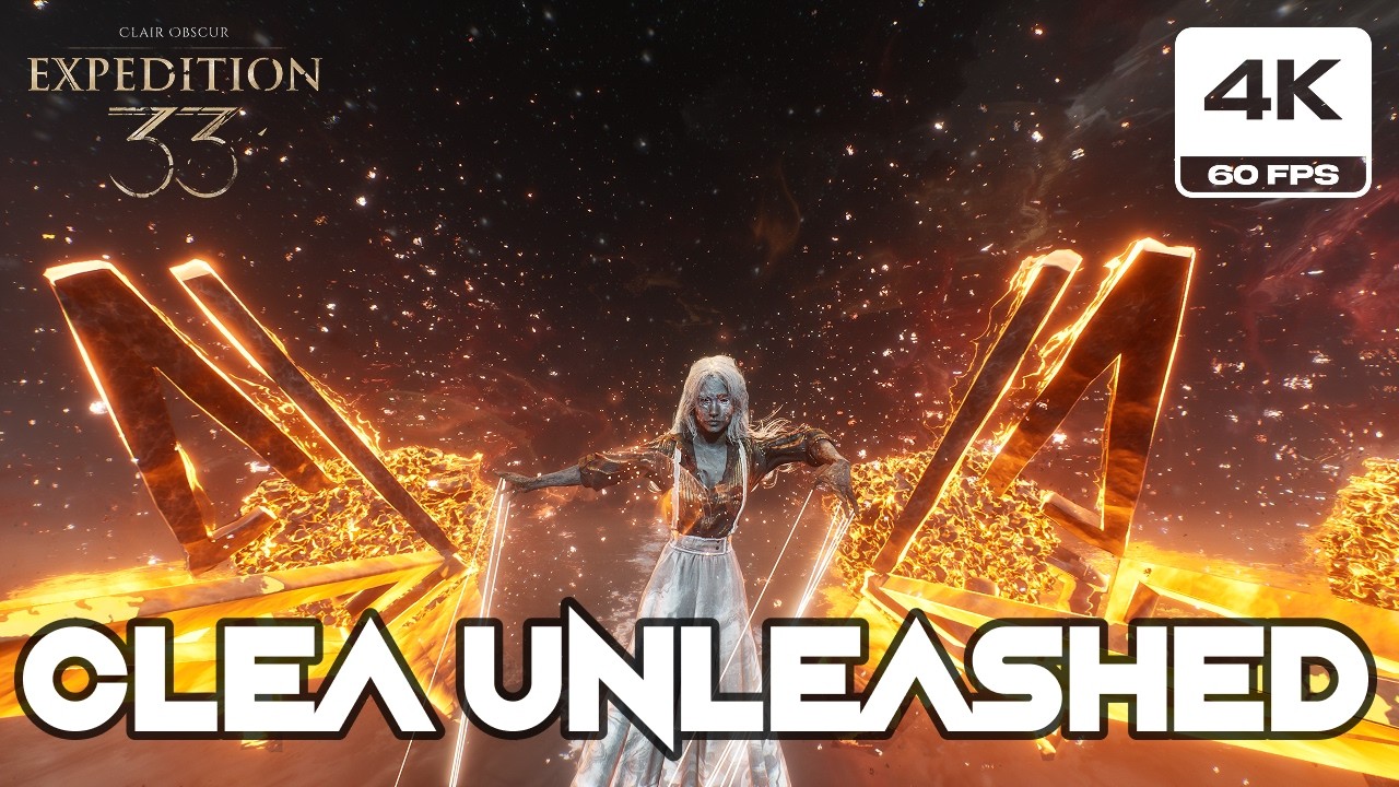 Clair Obscur: Expedition 33 - Clea Unleashed Boss Fight [Thank you Update] (4K 60FPS Epic Settings)