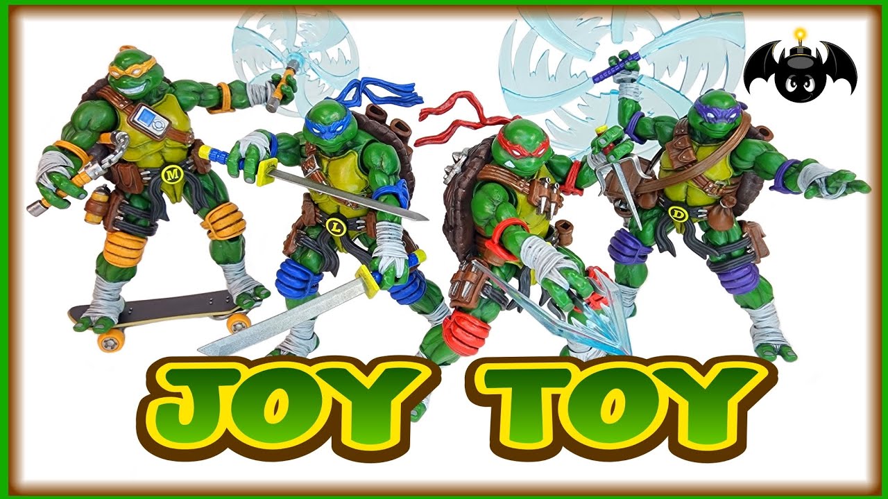 Joy Toy Teenage Mutant Ninja Turtles Action Figures Review.