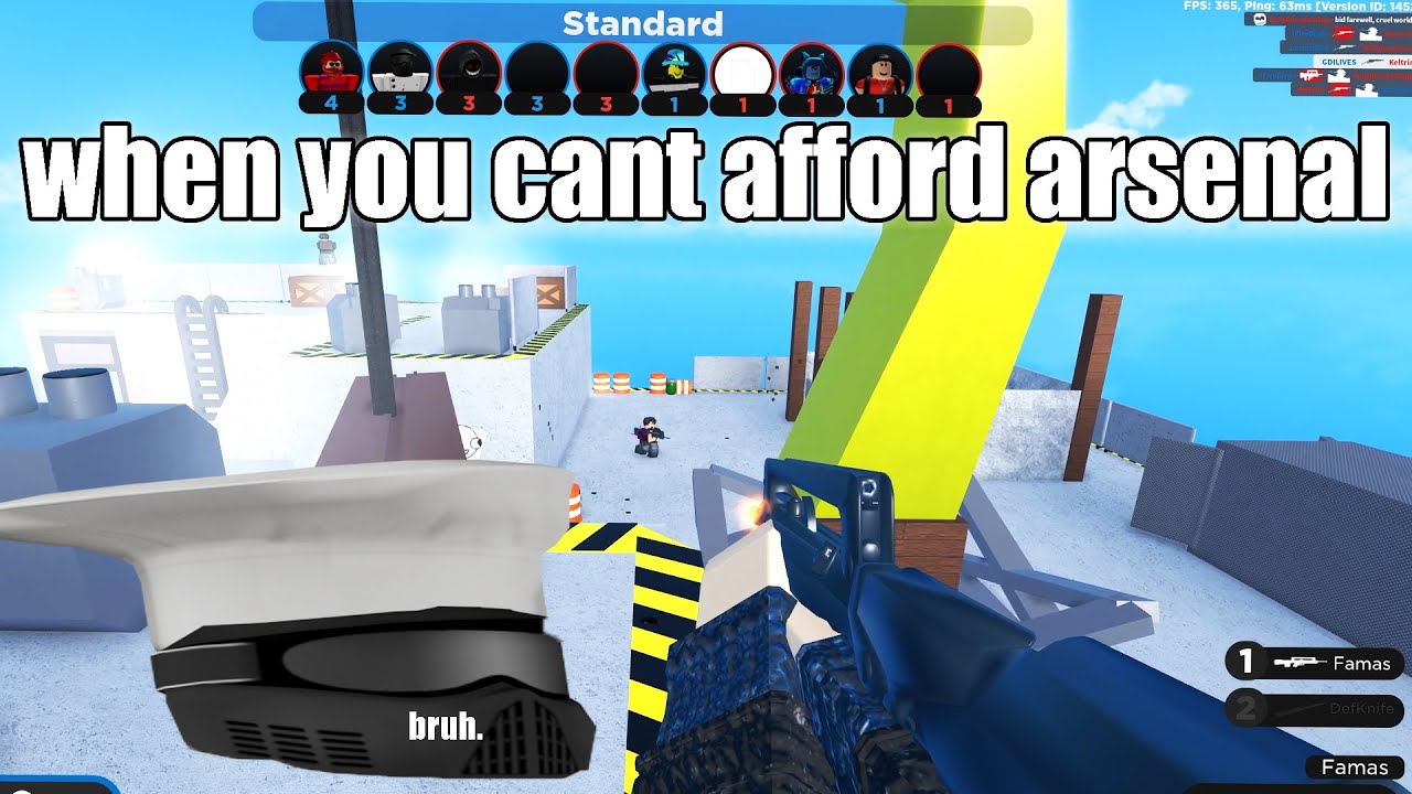 эта игра КОПИРОВАЛА арсенал.. | ROBLOX
