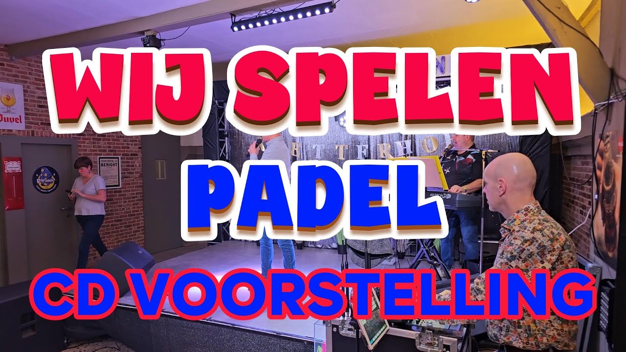 CD voorstelling - Wij spelen padel - Frank & Dimi - (DEEL 1)