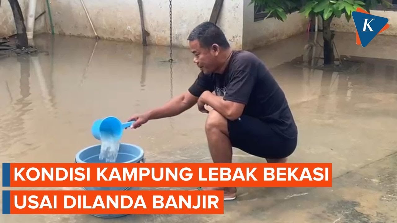 Kondisi Terkini Kampung Lebak Bekasi Usai Banjir, Warga Mulai Bersihkan Rumah