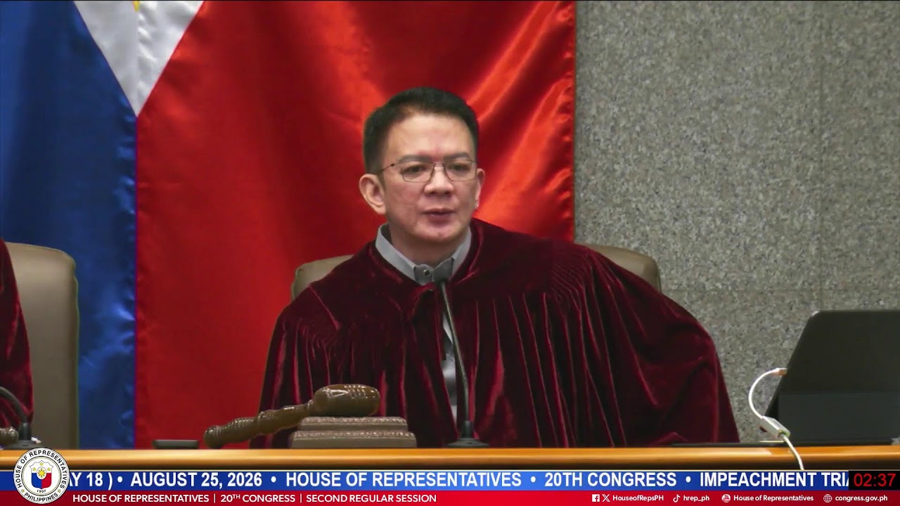 IMPEACHMENT TRIAL OF VP SARA DUTERTE (DAY 18)
