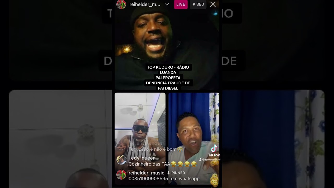 Pai Profeta denuncia Pai Diesel top r&aacute;dio Luanda 2022