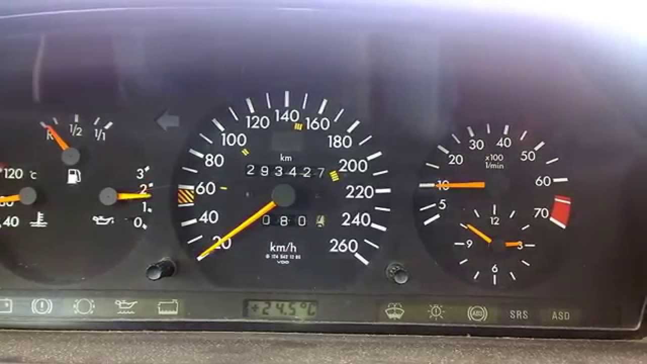 Mercedes W124 E320 acceleration manual 5 speed