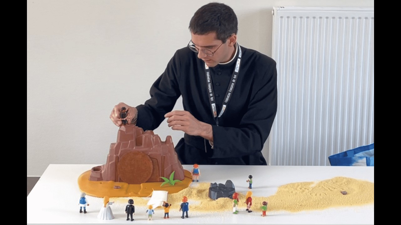 Playmobil de la Bible - Moise - 4 désert 10 commandements manne