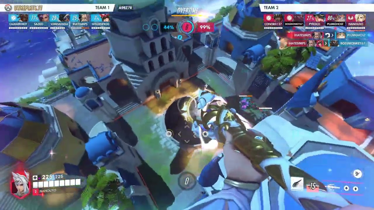 Support carry by NANOUXO — Overwatch Replay A9BZ7R