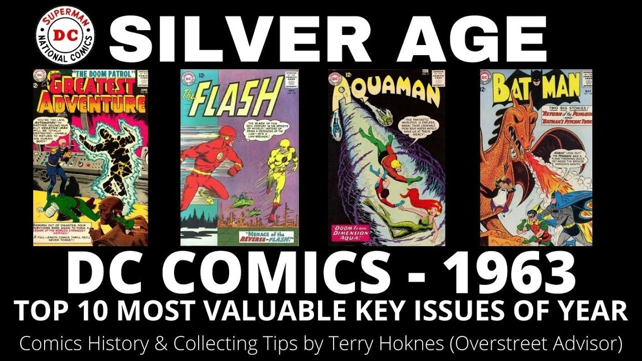 SILVER AGE DC Comics 1963 Top 10 Most Valuable key issues comic book investing Doom Patrol Mera