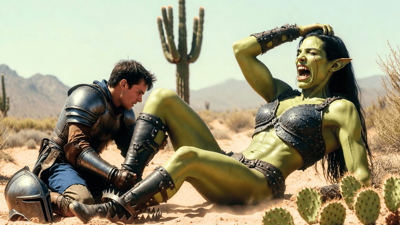 Human Veteran Saved A Giant Orc Woman — Next Day The King Ordered He Marry Her! Shocking! HFY