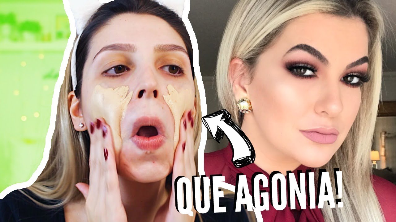 TENTEI Imitar Tutorial da ALICE SALAZAR - ESFUMADO COM DEDO?! | Julia Tedesco