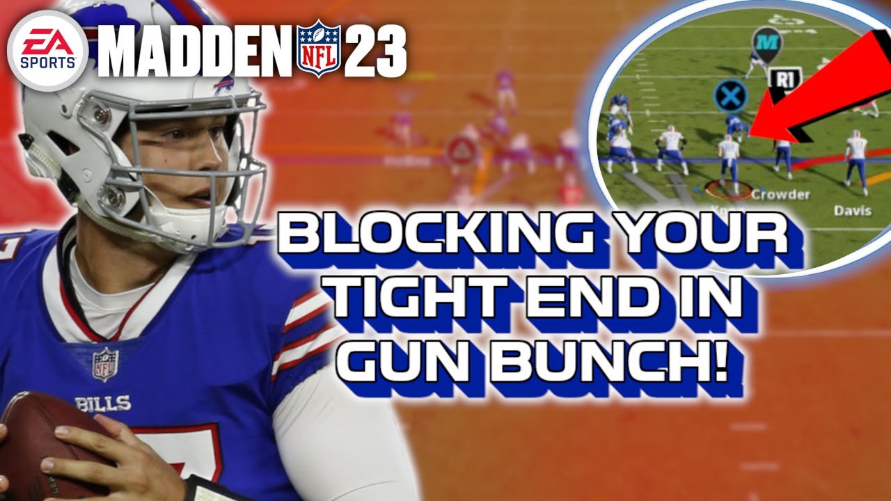 HOW TO BLOCK THE TE IN BUNCH! Madden 23 Tips