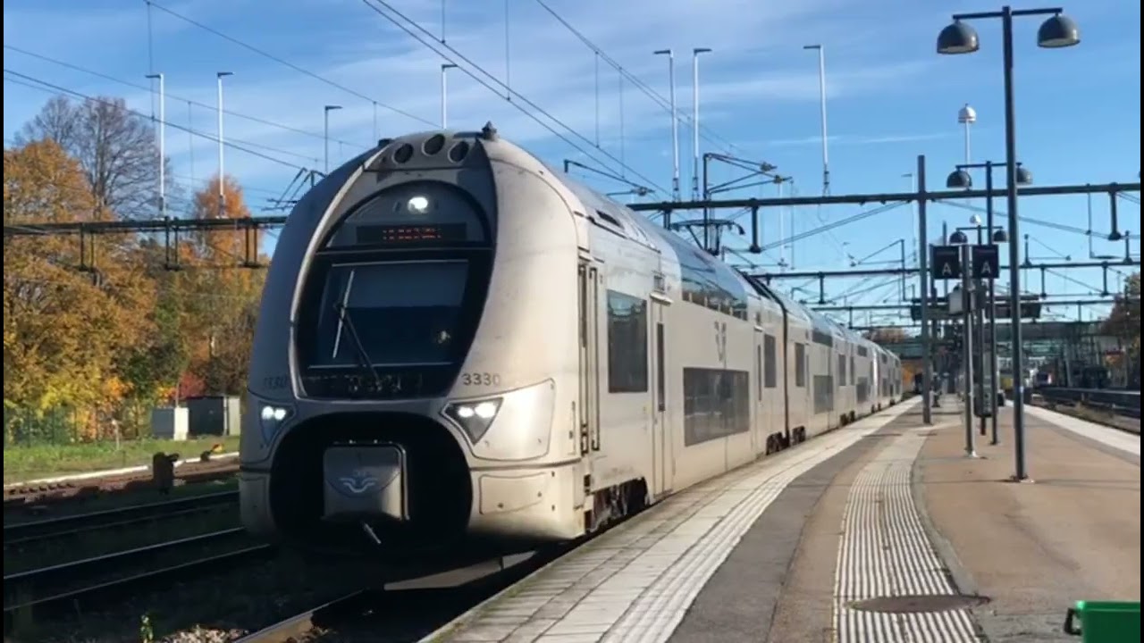 Trains in Hallsberg 
