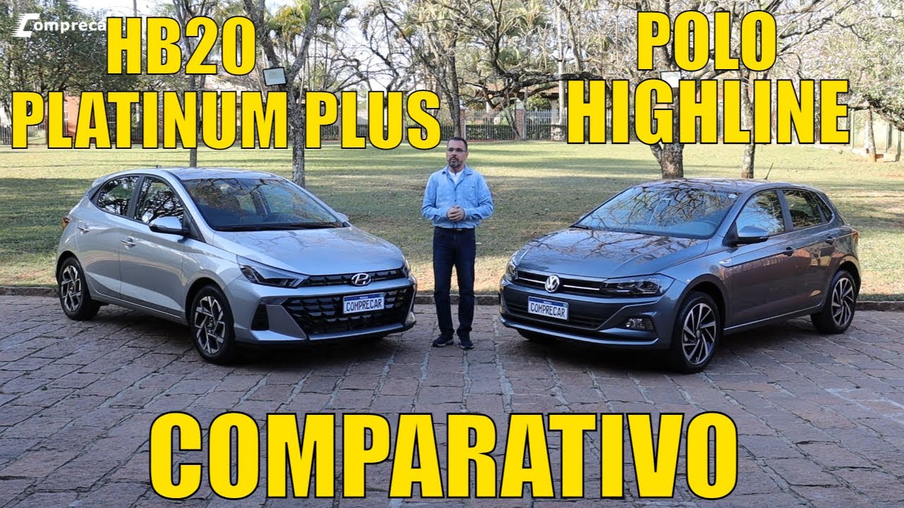 Comparativo: Novo Hyundai HB20 Platinum Plus x Volkswagen Polo Highline