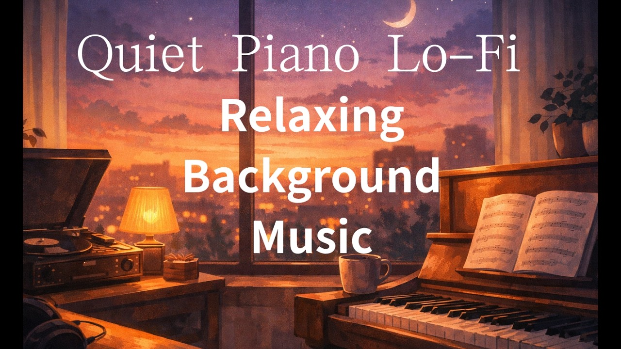 Quiet Piano Lo Fi  Relaxing Background Music