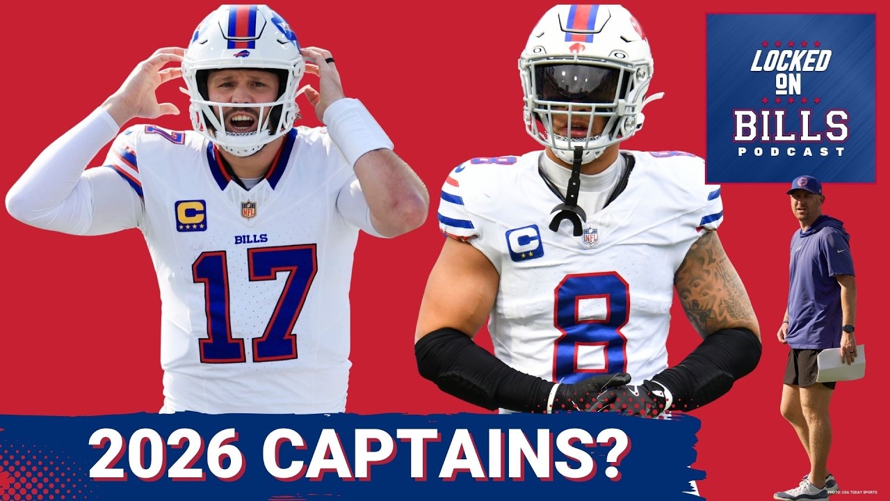 Buffalo Bills Leadership OVERHAUL – Will Josh Allen & Terrel Bernard Remain the Team’s Captains?