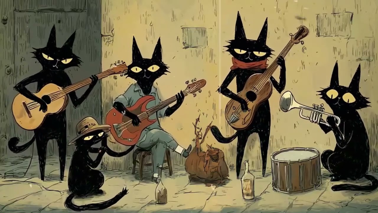 Midnight Black Cats &ndash; Smooth Swing Jazz Vibes for Focus & Chill