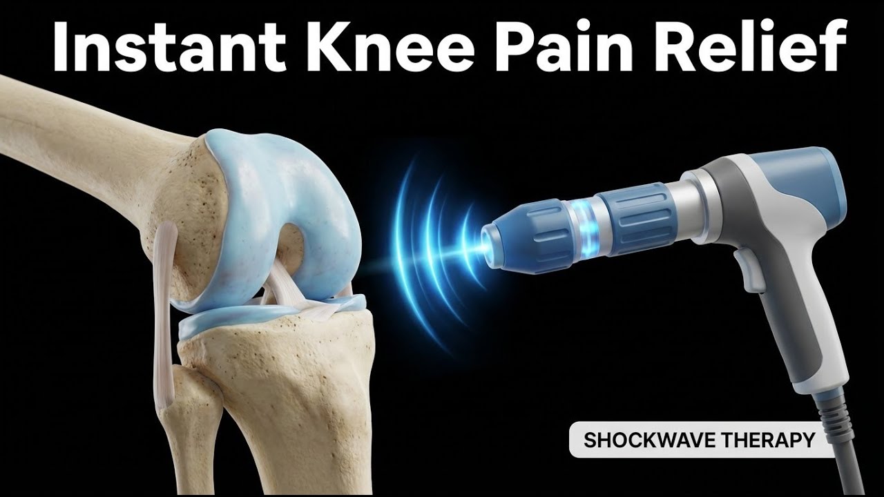 Non-Invasive Knee Pain Relief with Shockwave Therapy