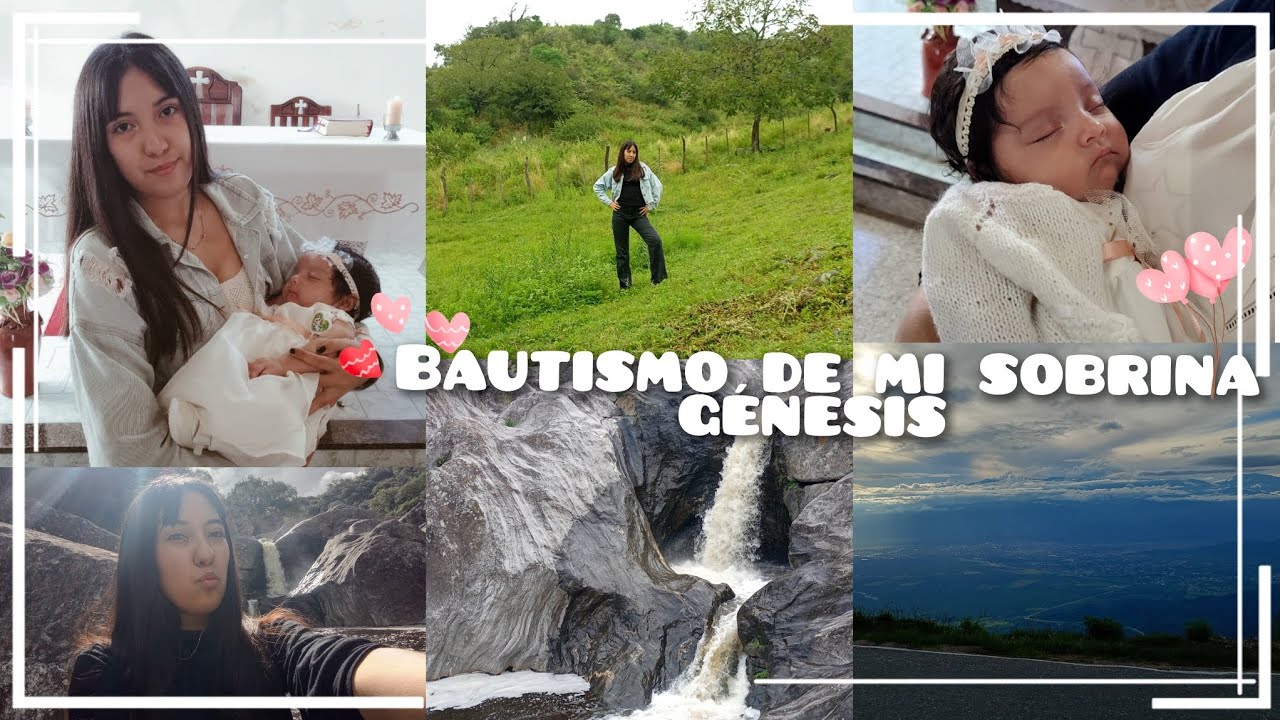 bautismo de mi sobrinita génesis en el campo💗 - vlog