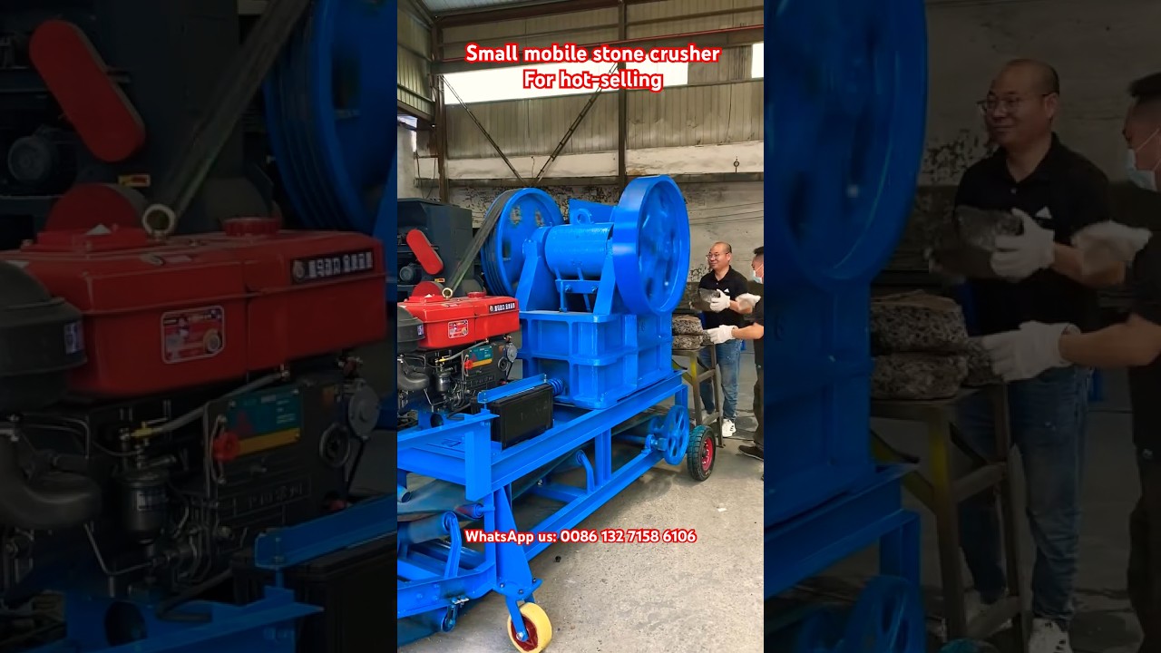 10-20tons/hour small mobile rock crusher,stone crusher,jaw crusher machines powered by diesel engine