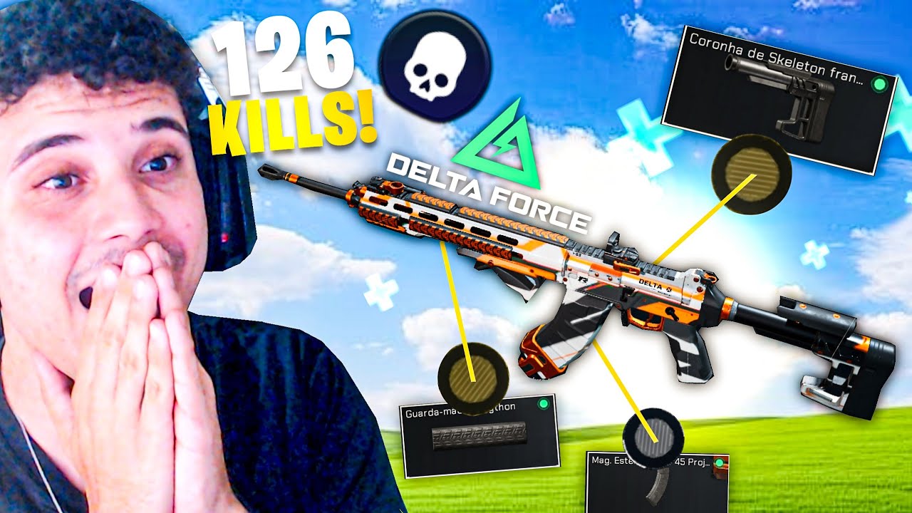 a CLASSE do INSCRITO de CI-19 QUEBROU o DELTA FORCE MOBILE 💀 126 KILLS...
