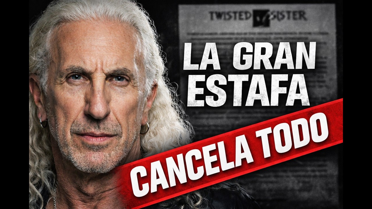 Twisted Sister CANCELA TODO: la verdad incómoda detrás de los “problemas de salud” de Dee Snider