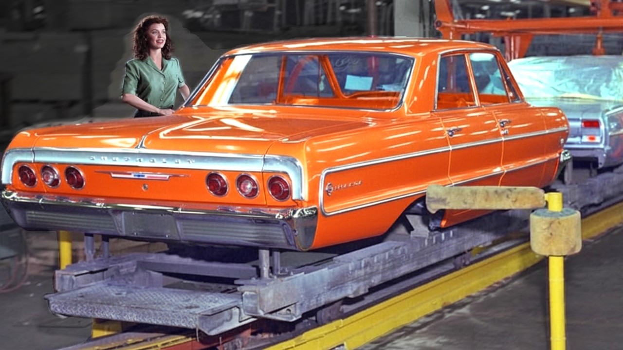 How Chevy Was Made in the Good Old USA – Chevrolet Nostalgic Retro Car Factory Tour