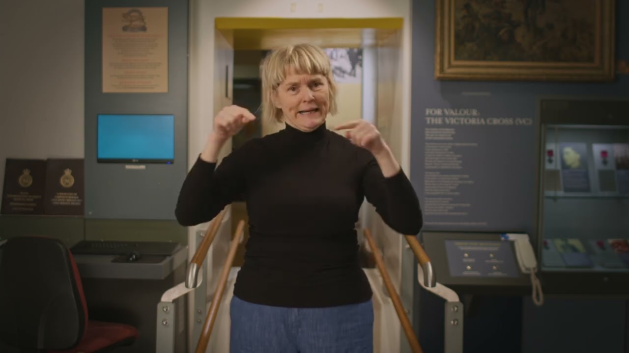 Newarke Houses Regimental Gallery Guide - British Sign Language