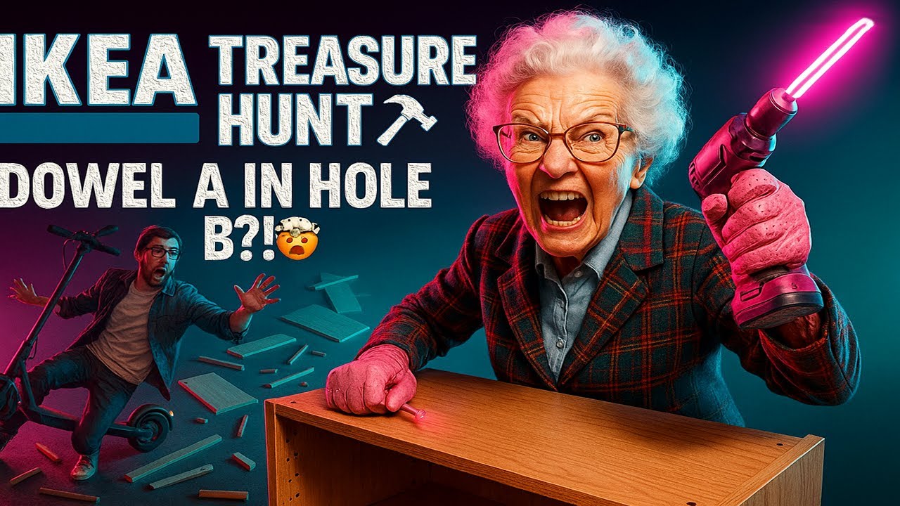 Grandma's IKEA Treasure Hunt 👵🔨 | Viral Hyperpop EDM Comedy Song (Official Music Video)