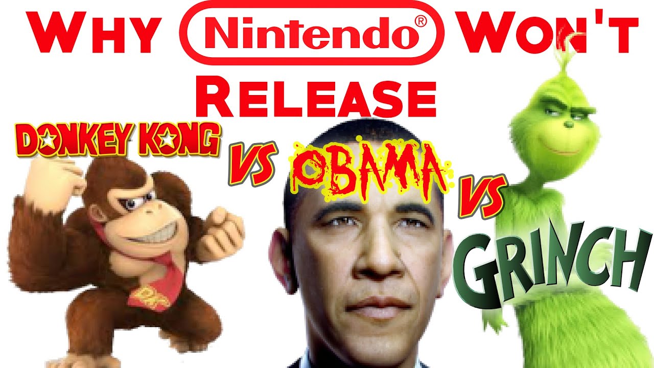 Почему Nintendo не выпустит Donkey Kong vs. Obama vs. Grinch!