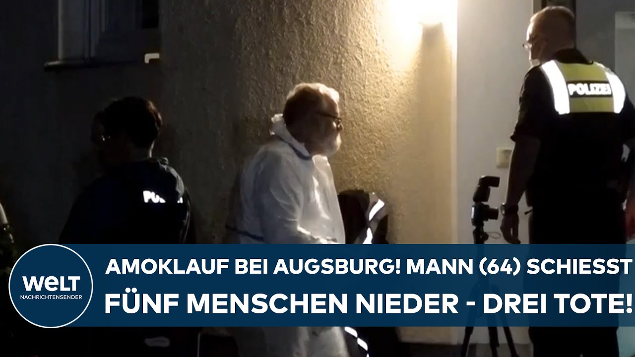 AUGSBURG: Amoklauf! 64 Jahre alter Mann schießt fünf Menschen in Mehrfamilienhaus nieder - drei Tote