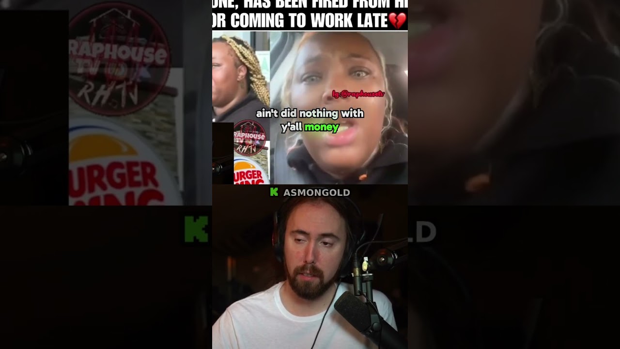 Fired From Burger King!? 😭 #asmongold #asmon #zackrawrr #asmongoldclips #asmongoldclip #twitch