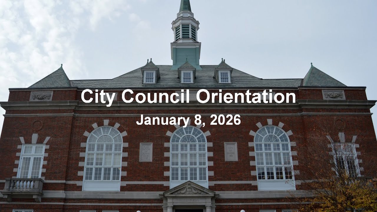 City Council Orientation - January 8 2026